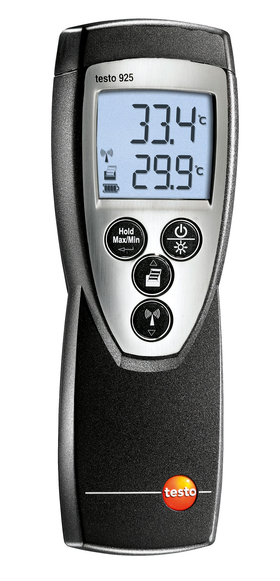Termometro digital TESTO modelo 925. TESTO. Incluye una sonda termopar tipo K. Rango (ºC): -50 a +1000.