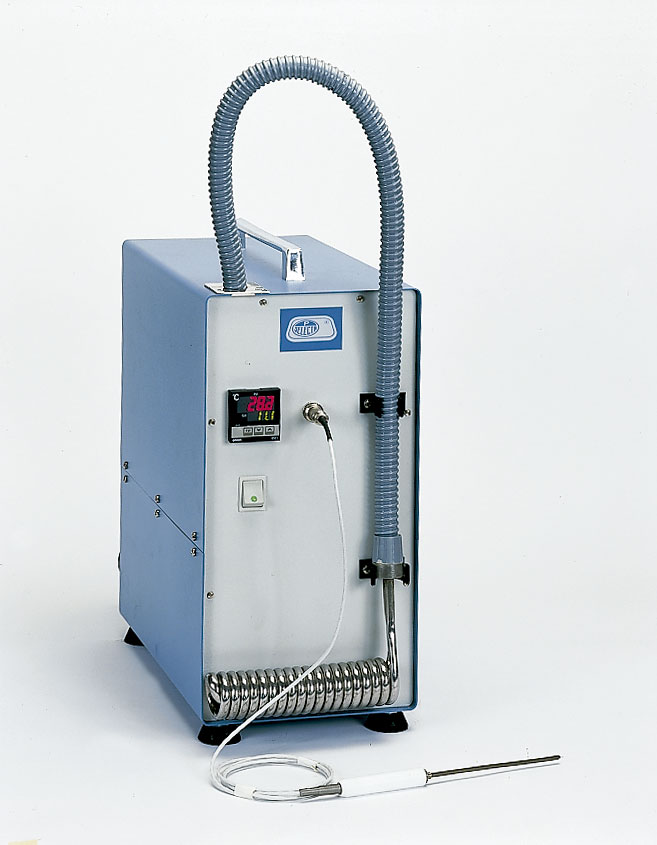 Unidad refrigeradora para baños Frigedor y Frigedor-Reg. J.P. SELECTA. Modelo: FRIGEDOR-REG. Rango Tª (ºC): -20 a +20. Estabilidad (±ºC): 1,5. Dim. ext. AnxAlxPr (cm): 21x41x34. Potencia frig. (W): A -20ºC 50. Consumo (W): 285