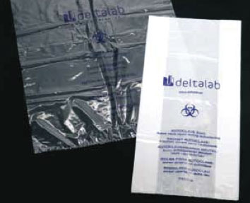 Bolsa en PP para la esterilización del autoclave. DELTALAB. Dim. AnxAl (cm): 75x90. Espesor (µ): 40