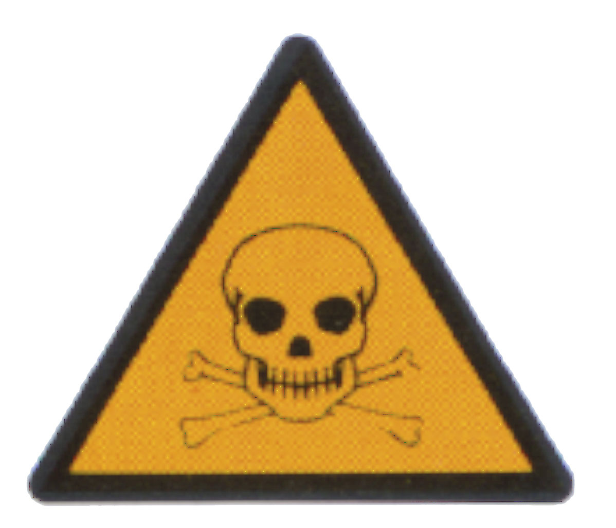 Señal de peligro Advertencia productos tóxicos. Lado mayor (mm): 148