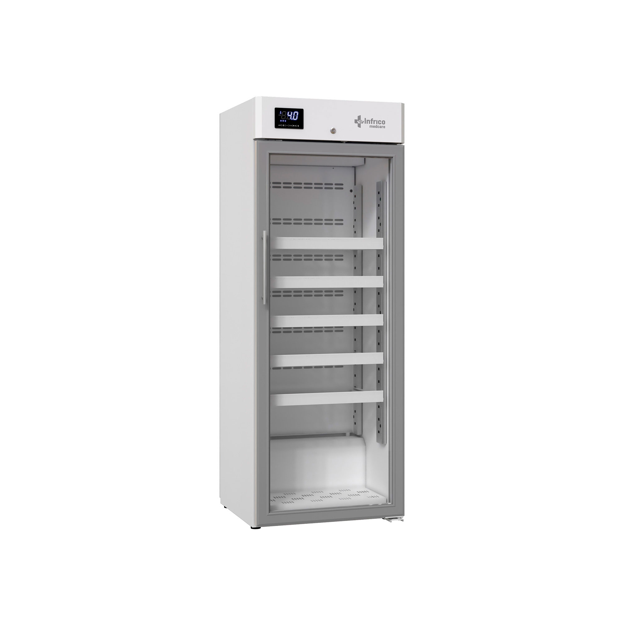 Armario de refrigeración LAB CARE con puerta cristal