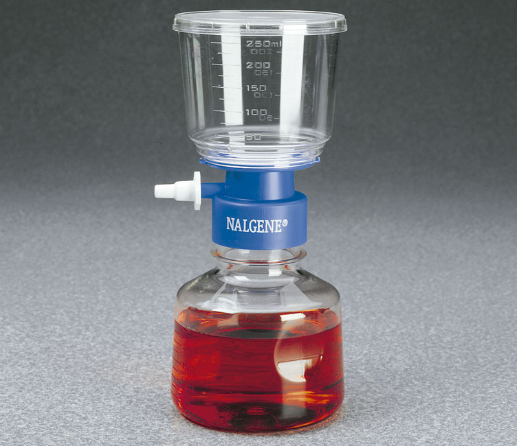 Sistema de filtración de vacío Serie MF75™, membrana de PES. NALGENE®. Volumen (ml): 500. Ø membrana (mm): 90. Tamaño poro (µm): 0,2