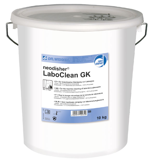 Detergente en polvo para lavado automático, GK. NEODISHER®. Neodisher® Laboclean GK. Capacidad (kg): 10