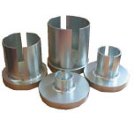 Componentes para los minireactores compactos para síntesis en fase líquida con agitación mecánica. SCHARLAU. Bloque calefactor de aluminio para reactores de 50ml