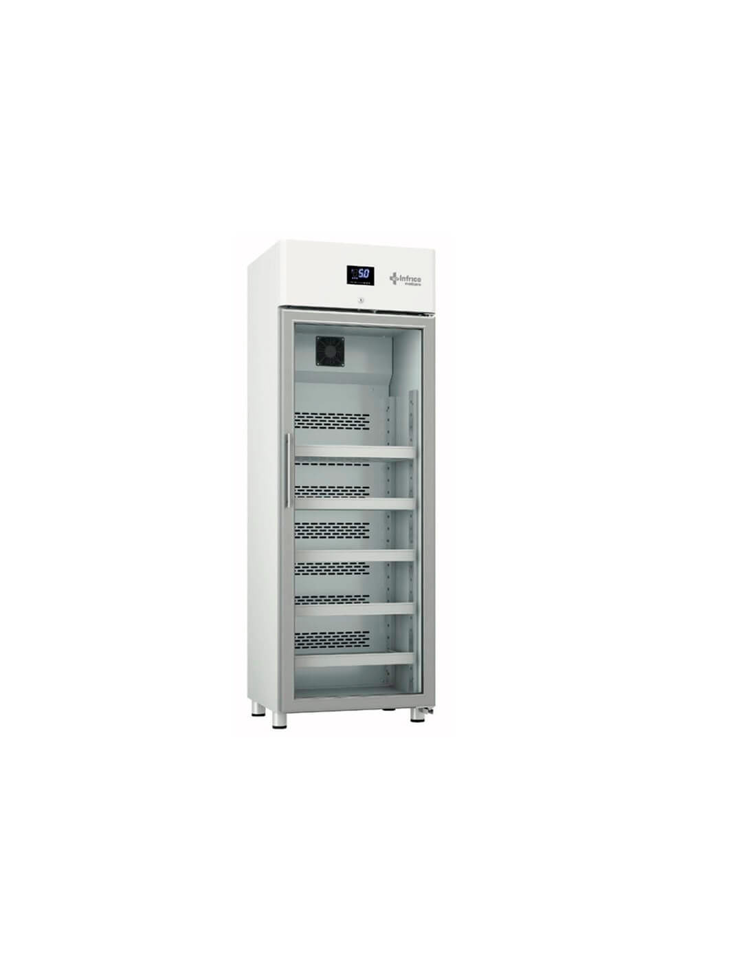 Armario de refrigeración LAB CARE con puerta cristal