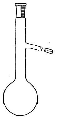 ASTM D86. Matraz de destilación según Engler con boca 19/26. Vol. (ml): 125. Altura (mm): 210. SCHARLAU