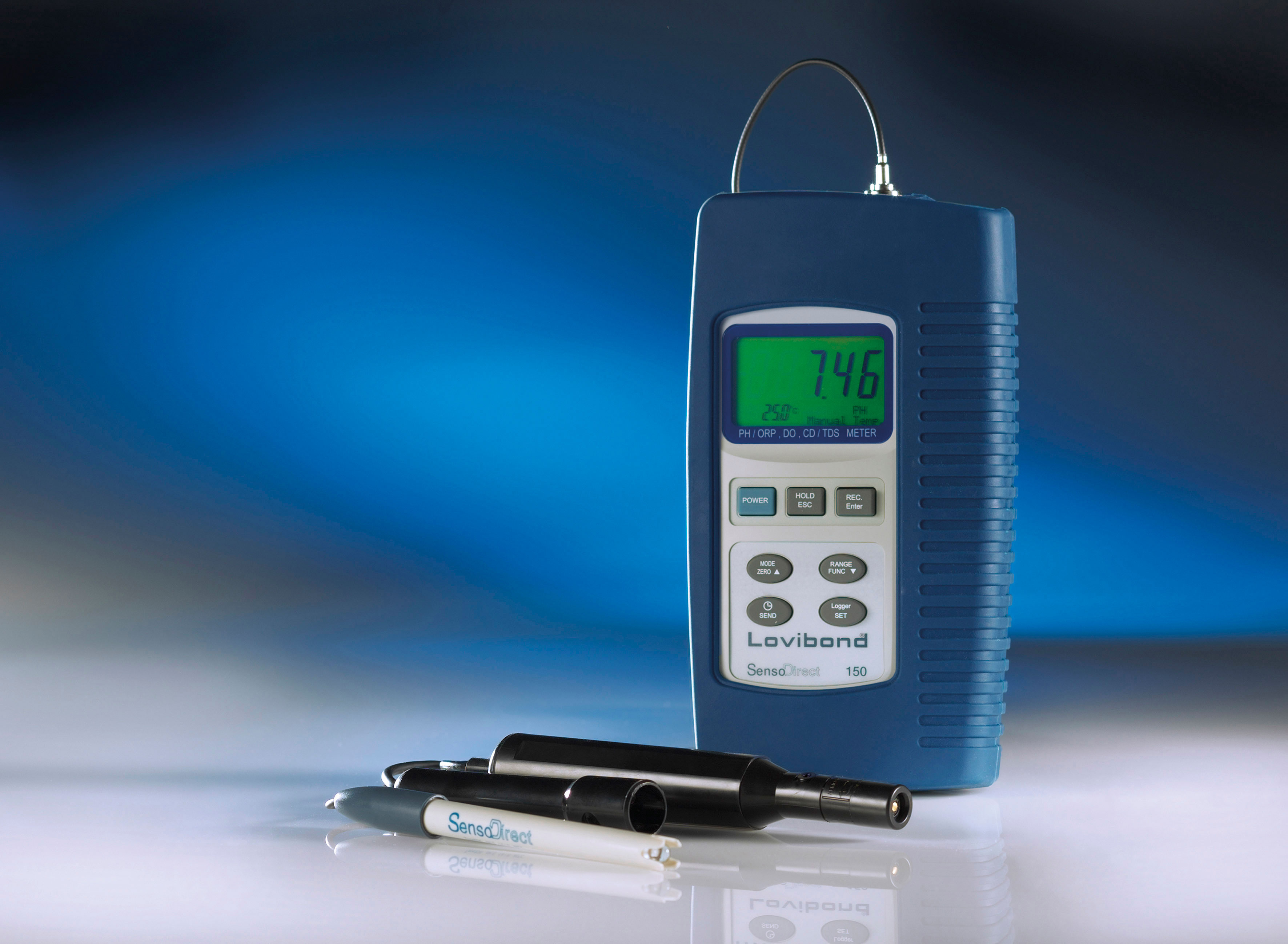 Medidor multiparamétrico. LOVIBOND®. SD 150 y SD 300. Medidor de pH, conductividad, OD, TDS y temperatura. Tipo de reactivo: sin reactivo