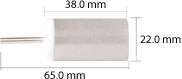Filtro de acero inoxidable. Poro (µm): 25. Tipo: D. Flujo máx. (ml/min): 100. Para: Tubo 1/8'. VICI JOUR®