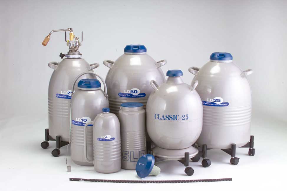 Recipientes de almacenamiento de nitrógeno líquido de la serie LD