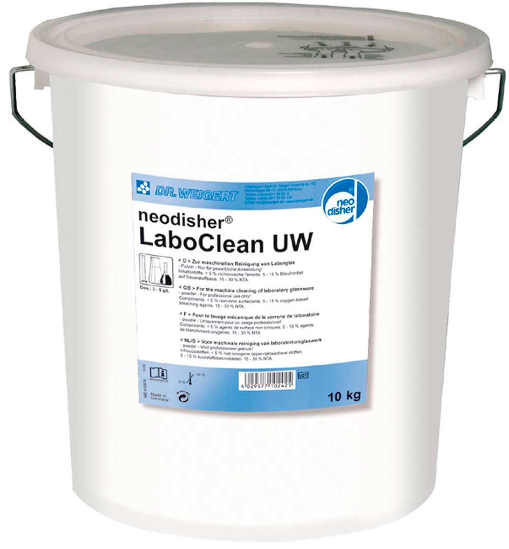 Detergente alcalino en polvo para lavado automático LaboClean UW