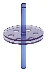 HEIDOLPH. Accessory for Reax Top. Type: Test tube stand. For up to 6 Eppendorf vessels (1,5ml)