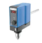 EUROSTAR 20 digital. Electronic overhead stirrer. IKA®. Speed(rpm): 0/30-2000. Stirring volume (L): 15. Viscosity (mPas): 10000. Torque max (Ncm): 20. Dim. HxWxD (mm): 86x248x208. Weight (Kg): 3.9. Digital speed display