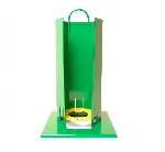 Rack. For 12 plates with separator of used plates.Green. For 65mm plates