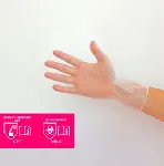 Powder-free vinyl glove. AACHEN not sterile. Size XL