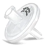 Filtros de jeringa Minisart® SRP. SARTORIUS. Membrana: Politetrafluoroetileno (PTFE). Ø (mm): 15. Tamaño poro (µm): 0,45. Estéril: No. Entrada: Luer Lock hembra. Salida: Luer Slip macho. Hidrofóbico