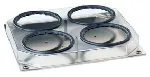 Adaptador para 4 Erlenmeyer de 500 ml. Accesorio para Unimax 1010/Duomax 1030/Polymax 1040 y Promax 1020. HEIDOLPH