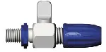 1/4'-28 UNF adapter. Valve with variable step. Bore (mm): 1,5. DIBA OMNIFIT