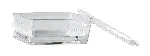 Glass staining cuvette with lid. Type: Schiefferdecker. Capacity (Slides): 10