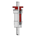 Double stirring gland PTFE