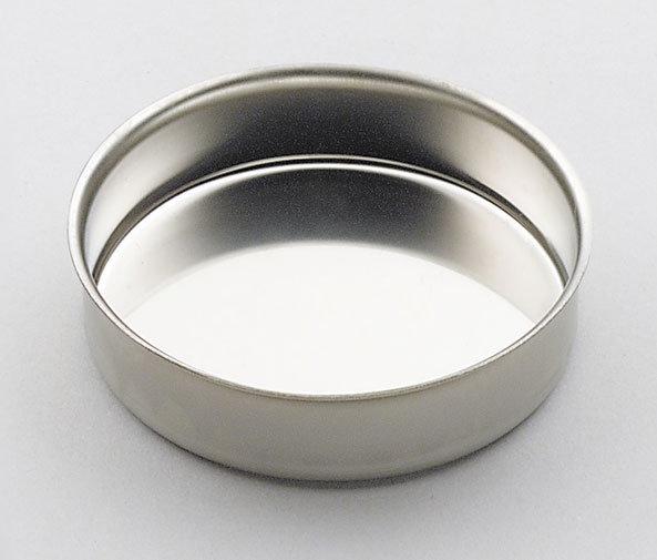 Small volume evaporating dish. BOCHEM®. Steel, small volume. Cap. (ml): 100. Ø (mm): 80. Height (mm): 20