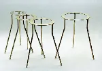 Bunsen burner Conform to CE 370. J.P. SELECTA. Accessory (tripod stand, flat ring). Ø ext. ring (mm): 80. Total height (mm): 210