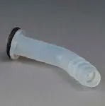 Olivas de plástico acodadas de polipropileno con junta de silicona. SIN MARCA. Rosca: GL18. Ø ext. (mm): 10,8