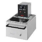 Heating baths with stainless steel tank KISS. HUBER. Type: KISS 208B. Temp. range (ºC): (-30)* 25 to 200. Heating power (kW): 2. Volume (l): 8,5. Opening (mm): 230x127. Depth (mm): 150. * Auxiliary cooling device required.