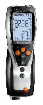 Termómetro patrón PT100/TP K/TP T con opción de registro de datos. TESTO. Termómetro Testo 735-1, 3 canales T/P tipo K/T/J/S/Pt100,alarma acústica, conexión máx. 3 sondas por radio opcionales, pila, informe calibración. Rango de medición y exactitud: PT100:-100a+800°C,±0.2°C; K:-200a+1370°C,±0.2-0.3 °C; T:-200a+400°C,±0.2-0.3°C