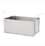 Stainless steel basket. Accessory for Elmasonic. ELMA. It's very important use Basket to protect the bath. For model: Elmasonic 500. Dim. WxHxD (mm): 460x195x300