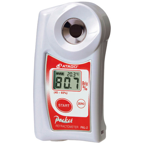 Refractometer ATAGO®. Model: Digital Refr. PAL-2. Range: Brix. Range: From 45 to 93%