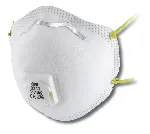 Filtering Facepiece. 3M. Molded serie 8000. Model: Comfort 8312. EN 149 Classification: FFP1 NR D. Maximum level of usage nxVLA: 4 x. Filter type: P1
