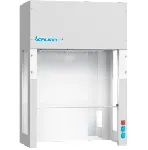 Cruma H+ V3 extraction cabin, for strong acids. Secured glass work surface