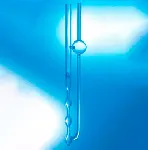 Cannon-Fenske viscometer for opaque liquids. ASTM D445. With constants included. Serial num.: 400. Approx. constant (mm²/s): 1,2. Interval in Centistokes (mm²/s): 240 to 1.200