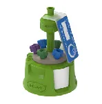 Safety Cap VI, GL45, GreenLine, PEEK. SCAT®. GL45 thread and air valve (HPLC). Supplied with 1 change indicator,  6 x 1.6 mm PE connector, 6 x 2.3 mm PE connector, 6 x 3.2 mm PE connector, 1 air valve, 5 x PE blind plugs and 1 labelling field. Suitable for PFAS analysis of polyfluorinated chemicals (formerly PFCs) according to DIN 38407-42 or 38414-14.