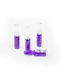 Biological indicator un ampoules (for liquids charges), for liquids sterilization by steam. Spore: G. stearothermophillus ATCC 7953, 10x6 each vial. Incubation time (h): 24. Size unit (mm): 45x10.