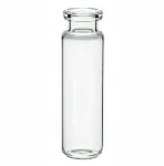 Headspace Vial 20ml 23x75mm. Material: Transparent glass flat bottom