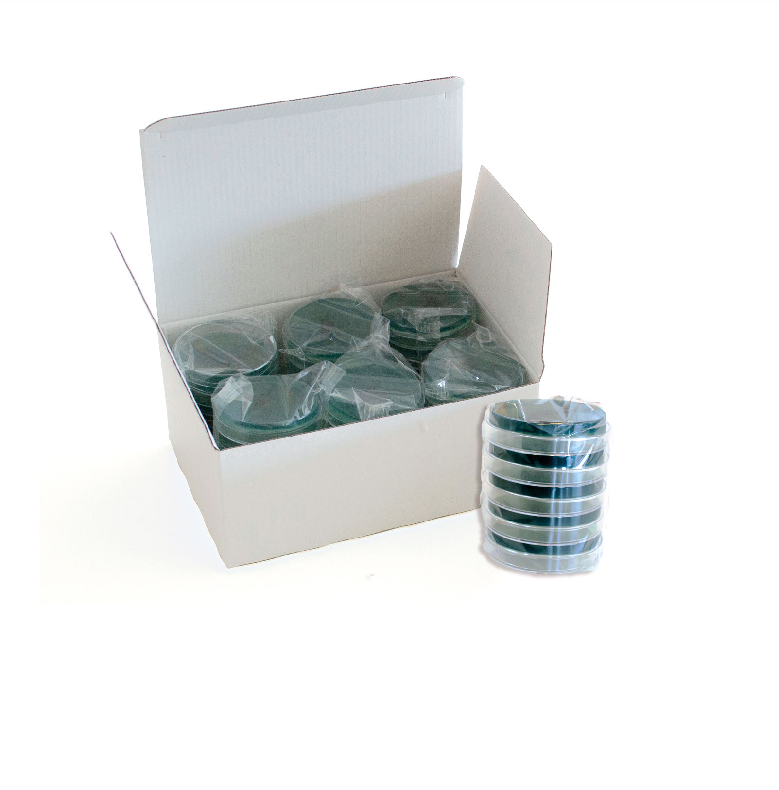 Medio de cultivo sólido para la detección e identificación presuntiva de Clostridium perfringens en muestras diversas. 1 caja contiene 3 bolsas de plástico con 3 RDPACK.Cada paquete contiene 10 placas de 55 mm.