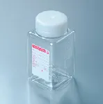 Sterile PET Bottle, wide neck with thiosulfate for water sampling. Capacity (mL): 250. Material: PET body, HDPE cap. Cap diameter (mm): 50. Mouth diameter (mm): 46,5. Colour: transparent body, neutral cap. Sodium Thiosulfate concentration (mg/L): 20.