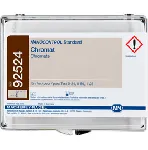NANOCONTROL Standard Chromate. MACHEREY-NAGEL. Test number: 0-24 // 0-59 // 1-25. Test: Chromate 5 // total Chromium 2 // Chromate. Number of tests: 15. Concentration of standard: 2.0 mg/L CrO42– // 1.12 mg/L Cr // 0.40 mg/L CrO42–. Confidence interval: 1.8–2.2 mg/L CrO42– // 1.00–1.23 mg/L Cr // 0.36–0.44 mg/L CrO42–
