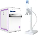 Sistema de purificación de aguas Genie. REPHILE. Modelo: Genie G 10 System con TOC. Flujo Agua EDI Tipo II: 10 L/hr. Ratio dispensación Agua EDI Tipo II: 0-2 L/min. Resistividad Agua EDI Tipo II (a 25ºC): > 5 M?·cm (Típicamente 10-15 M?·cm). TOC Agua EDI TIPO II: < 30 ppb. Ratio dispensación Agua Ultrapura: 0-2 L/min. Resistividad Agua ULTRAPURA (a 25ºC): 18,2 M?·cm. TOC Agua Ultrapura: < 5 ppb