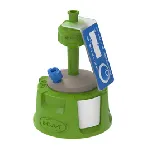 Safety Cap I, GL45, GreenLine, PEEK. SCAT®. GL45 thread and air valve (HPLC). Supplied with 1 change indicator,  1 x 1.6 mm PE connector, 1 x 2.3 mm PE connector, 1 x 3.2 mm PE connector, 1 air valve and 1 labelling field. Suitable for PFAS analysis of polyfluorinated chemicals (formerly PFCs) according to DIN 38407-42 or 38414-14.