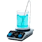 Agitador magnético con calefacción  AREX 5 Advance con sonda Pt100. VELP®. Velocidad (rpm): 30-1700. Volumen de agitación (L): 20. Rango de temperatura (ºC): Ambiente - 310. Diámetro de la placa (mm): 135. Dimensiones An x Al x Pr (mm): 160x85x270