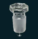 Hexagonal stopper. SCHARLAU. Cone: 14/23