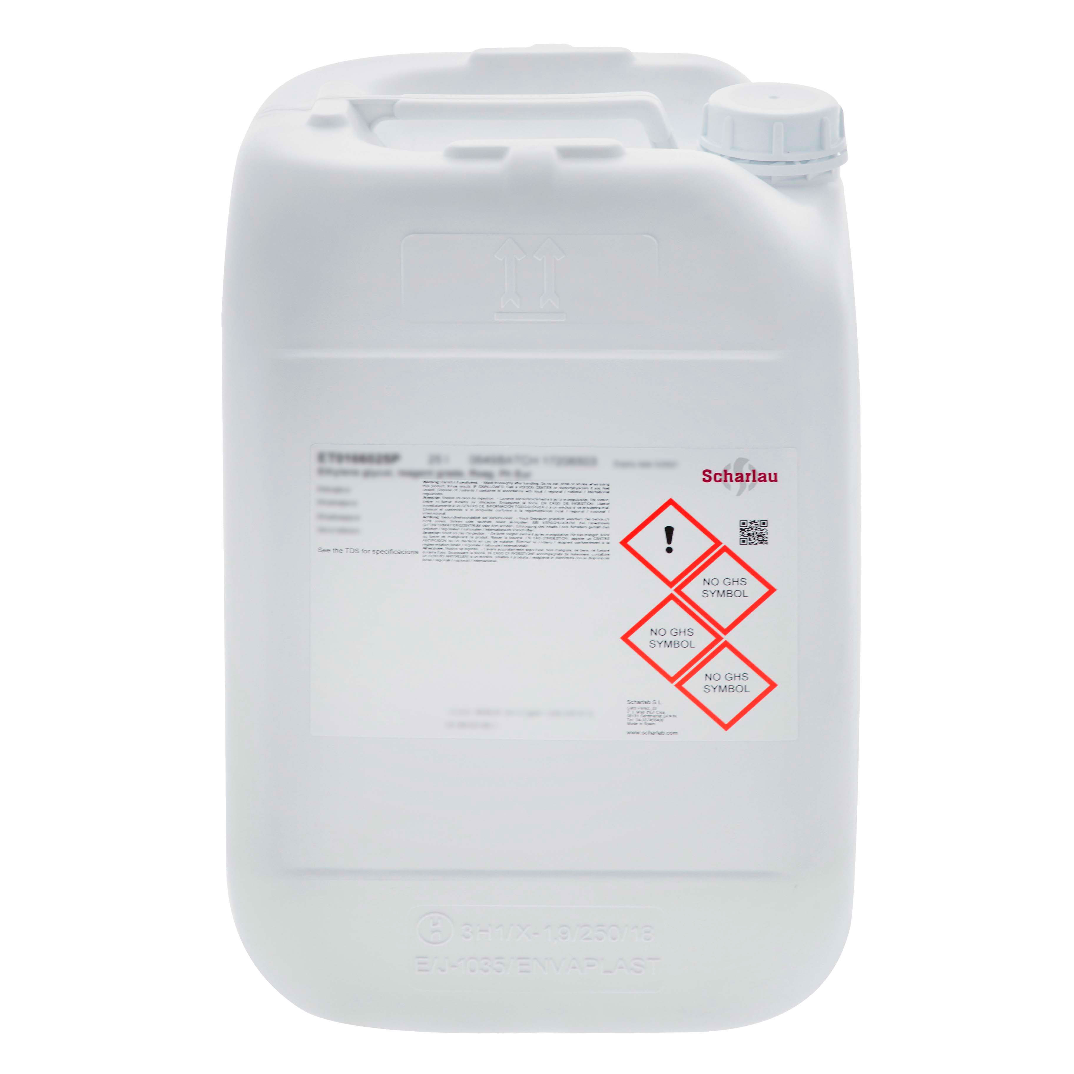 Ácido sulfúrico, 95 - 98%, Pharmpur®, Ph Eur, BP, USP, envasado en plástico (HDPE)