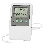 Refrigerator/Freezer thermometer. TRACEABLE. Temp. range: –50.0 to 70.0°C. Accuracy: ±1°C. Resolution: 1ºC. Probes: 1 Bullet probe (4,75mm Ø, 1,9cm lenght)