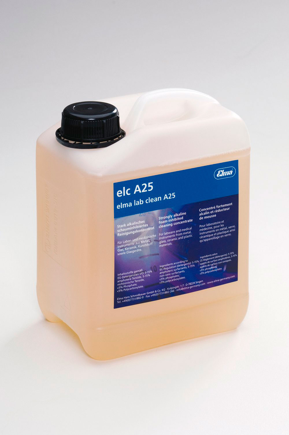 Solución limpiadora. ELMA. Elma Lab Clean A25. Volumen (l) 1 Scharlab