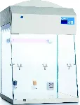Cabina de flujo laminar vertical FL. CRUMA. Modelo: 670E-FL. Dim. ext. AnxAlxPr (mm): 600x930x600. Volumen medio de aire tratado/hora (m3/h): 256. Volumen interior (m3): 0,181. Vel. media aire (m/s): 0,4. Nivel sonoro (dB): 48. Filtro HEPA Incluido.
