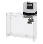 Baño termostático con calefacción UNIVERSA U 15 TE, con baño transparente. LAUDA. Rango de temperatura: 35 a 100. Estabilidad de temperatura: ±0,05. Potencia calorífica máxima (kW): 2,2. Caudal (l/min) - Presión (bar): 15-0,2. Volumen llenado máximo (L): 15. Apertura AnxPr (mm): 263x130. Profundidad baño útil (mm): 310.