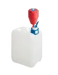 SCAT container 5l + ref. 1368307923 + ref. 1368410535. Mouth thread: GL45. Liquid waste collecting system