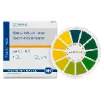 Papeles indicadores pH universales y especiales. pH 6,4 - 8,0. MACHEREY-NAGEL. Referencia de Recambio: MNG-090230. Rango de medida: < 6,4 - 6,4 - 6,6 - 6,8 - 7,0 - 7,2 - 7,4 - 7,6 - 7,8 - 8,0 - > 8,0. Presentación: Carrete: 5 m largo, 7 mm ancho